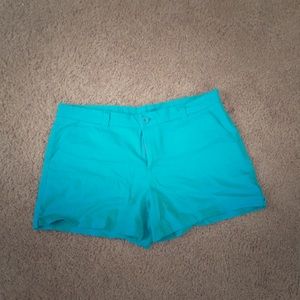 Blue shorts